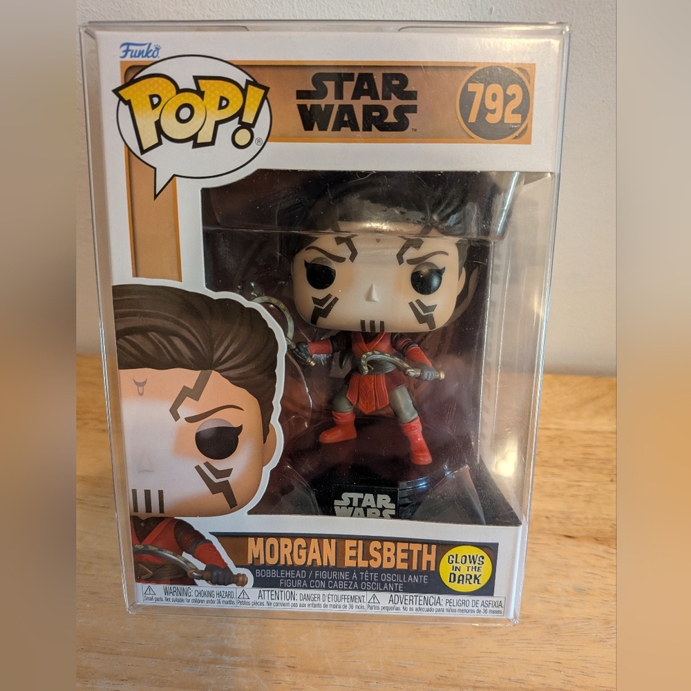 Funko Pop! Star Wars Morgan Elsbeth Figure - Red and Black